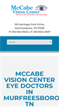 Mobile Screenshot of mccabevisioncenter.com